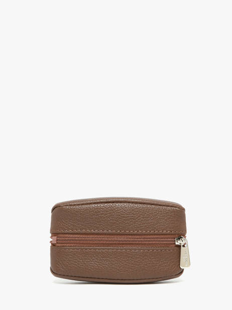 Portemonnee Confort Leder Hexagona Bruin confort 461031 ander zicht 2